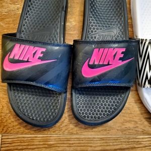 Nike Slides Worn Twice Sz 10